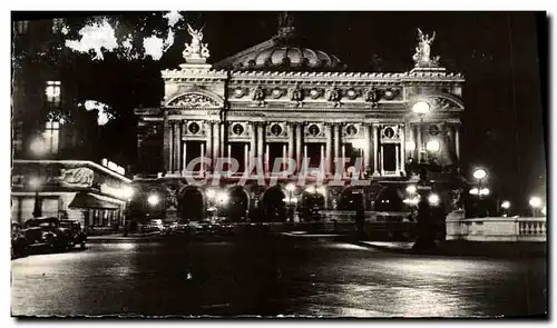 Cartes postales moderne Paris La Nuit L'Opera