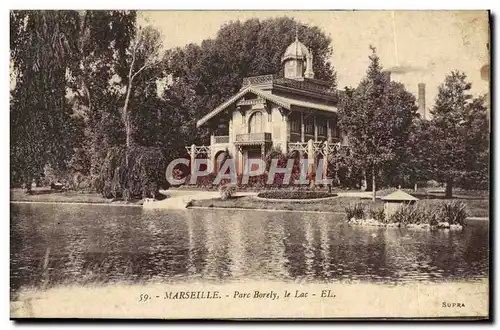 Ansichtskarte AK Marseille Parc Borely Le Lac