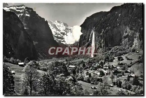 Moderne Karte Lauterbrunnen und Staublach