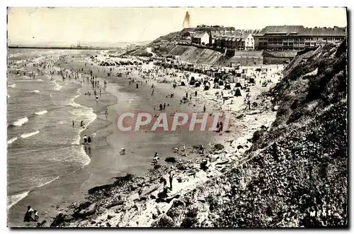 Cartes postales moderne Le Portel La plage vue des falaises