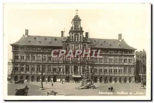 Cartes postales moderne Anvers Hotel de Ville et Brabo