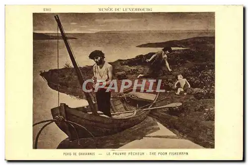 Cartes postales Musee Du Luxembourg Pulvis de Chavannes le pauvre pecheur