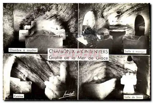 Cartes postales moderne Chamonix Montenvers Grotte de la mer de glace