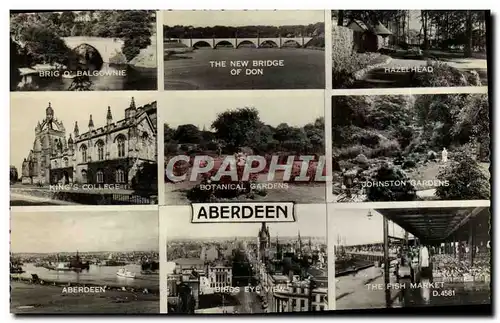 Moderne Karte Aberdeen