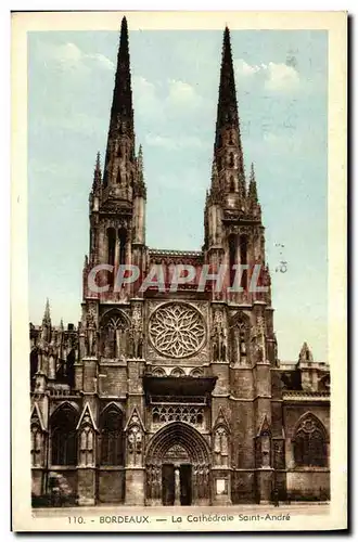 Cartes postales Bordeaux La cathedrale Saint Andre