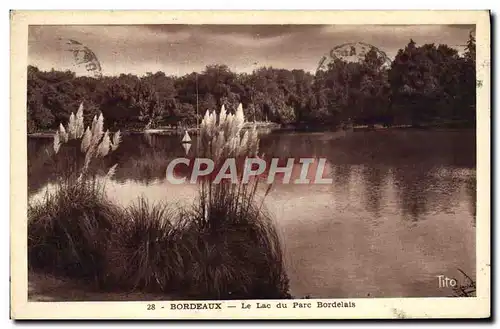 Cartes postales Bordeaux Le Lac du Parc bordelais