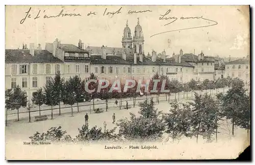 Cartes postales Luneville Place Leop