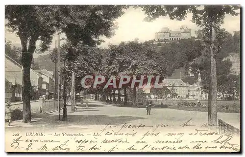 Cartes postales Uriage Les Promenades