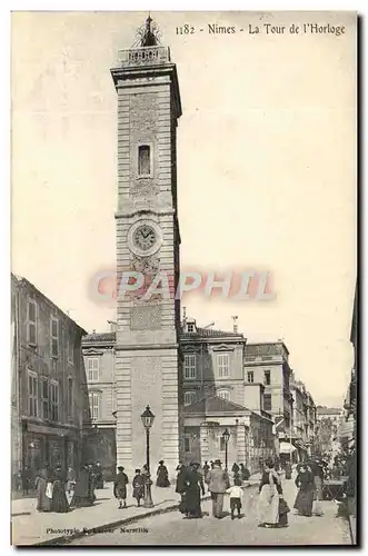 Cartes postales Nimes La Tour de L&#39Horloge