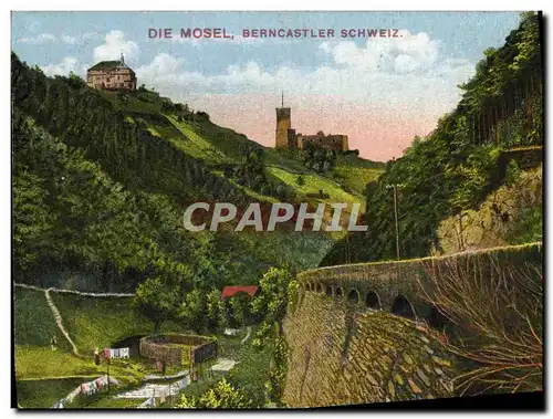 Cartes postales Die Mosel Berncastler Schweiz