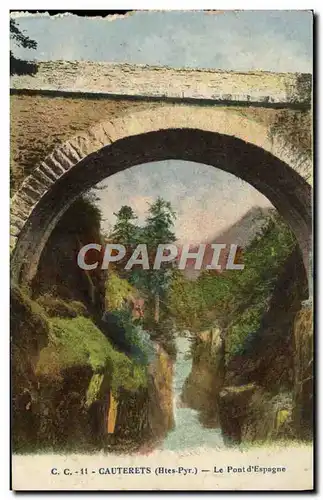 Cartes postales Cauterets Le Pont d&#39Espagne