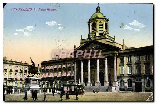 Cartes postales Bruxelles La Place Royale