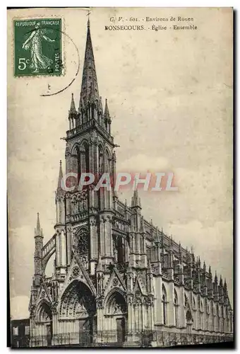 Cartes postales Bonsecours Eglise Ensemble