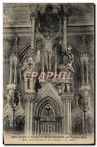 Cartes postales Eglise de Mesnil Gondouin Par Putanges