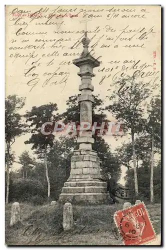 Cartes postales Dreux Foret Croix de la Tasse