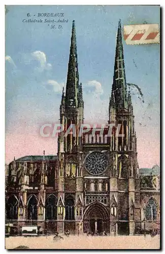 Cartes postales Bordeaux Cathedrale Saint Andre