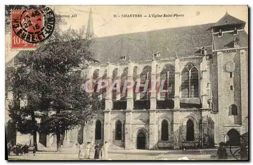 Cartes postales Chartres L&#39Eglise Saint Pierre