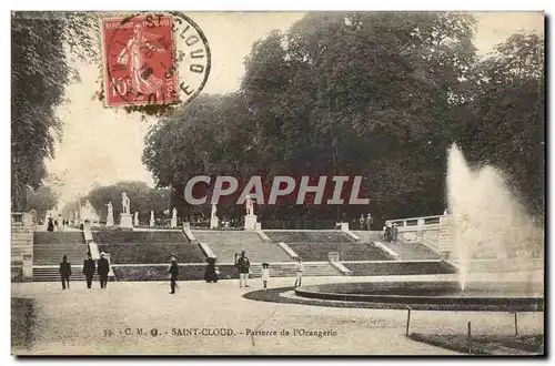 Cartes postales Saint Cloud Parterre de L&#39Orangerie