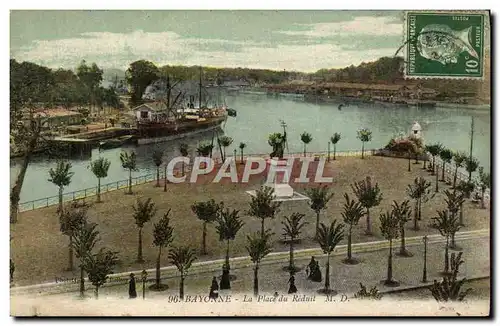 Cartes postales Bayonne La Place du Reduit Bateau