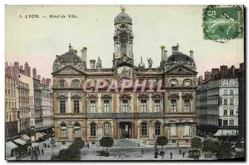 Cartes postales Lyon Hotel de Ville