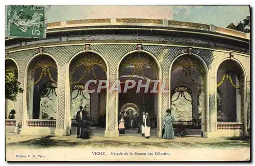 Cartes postales Vichy Facade De La Source Des Celestins