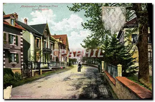 Cartes postales Altmunsterol Montreux Vieux Strassenpartie