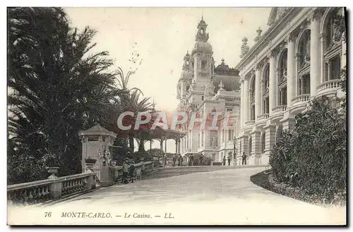Cartes postales Moncao Carlo Le Casino