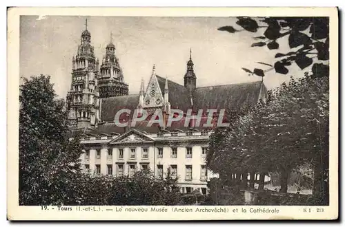 Ansichtskarte AK Tours Le Nouveau Musee Et La Cathedrale