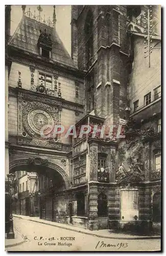 Cartes postales Rouen La Grosse Horloge