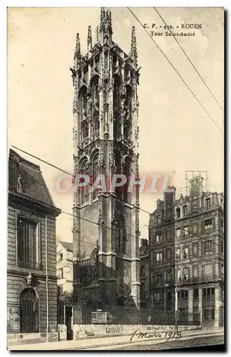 Cartes postales Rouen Tour Saint Andre