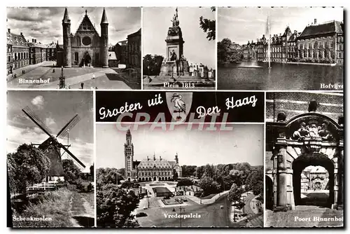 Cartes postales moderne Den Haag moulin a vent