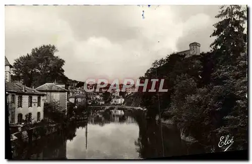 Cartes postales moderne Lourdes Le Gave De Lourdes Et Le Chateau Fort