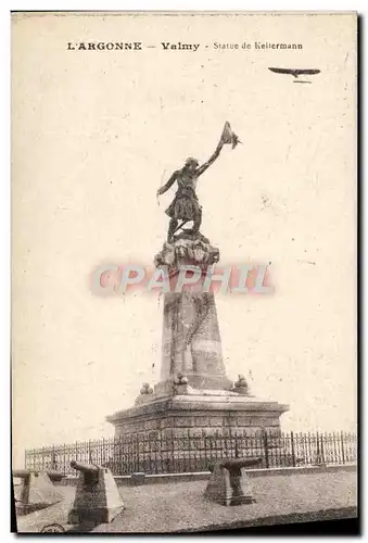 Ansichtskarte AK L&#39Argonne Valmy Statue De Kellermann Militaria
