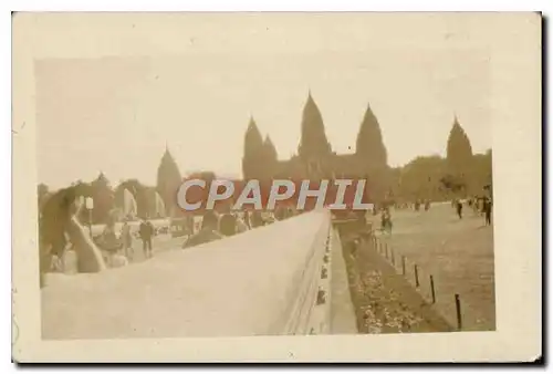 Petite photo Paris Exposition Coloniale Juillet 1931 Temple d&#39Angkor Vat