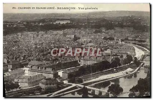 Ansichtskarte AK Excursion En Franche Comte Besancon Vue Generale