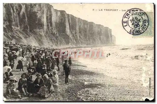 Cartes postales Le Treport Les falaises