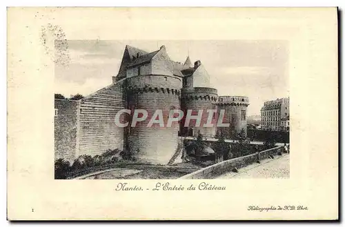 Cartes postales Nantes L&#39Entree Du Chateau