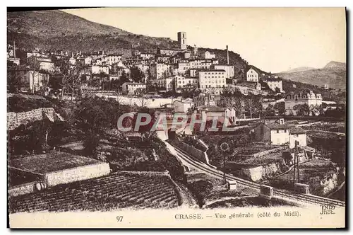 Ansichtskarte AK Grasse Vue Generale Cote du Midi