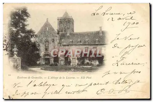 Cartes postales Environs De Granville L&#39Abbaye De La Lucerne