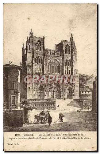 Ansichtskarte AK Vienne La Cathedrale Saint Maurice Vers 1830