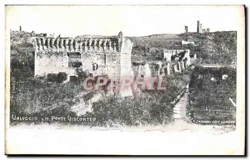 Cartes postales Valeggio s m Ponte Visconteo