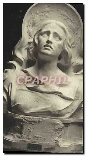 Cartes postales salon 1904 Buste de femme par Peche