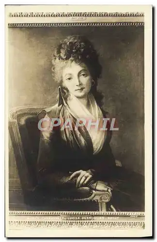 Cartes postales Musee Carnavalet Lucile Desmoulins Boilly