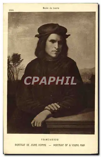 Cartes postales Musee Du Louvre Portrait De Jeune Homme Paris