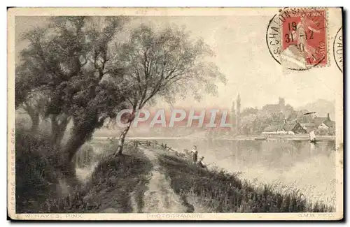 Cartes postales Hayes paysage au bord de l&#39eau