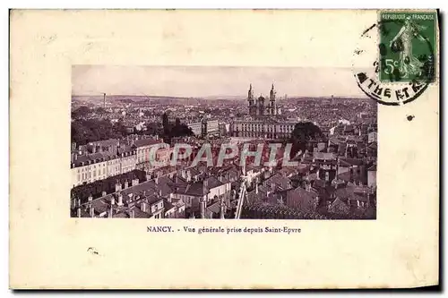 Cartes postales Nancy Vue Generale Prise Depuis Saint Epvre