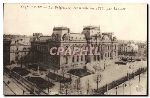 Cartes postales Lyon La Prefecture Construite En 1885 Par Louvier