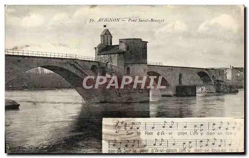 Cartes postales Avignon Pont Saint Benezet