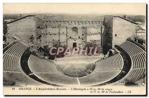 Cartes postales Orange L'Amphitheatre Romain L'Hemicycle