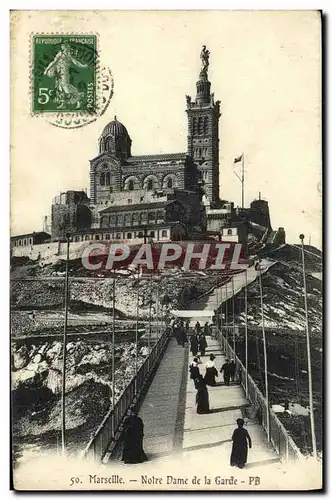 Cartes postales Marseille Notre Dame De La Garde